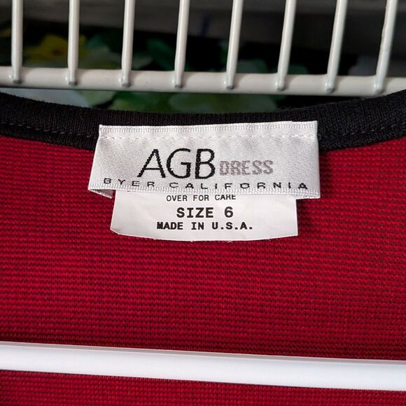 Vintage 1990s Byer California Sweater Dress Knit Vest Dark Academia Size 6 - Picture 8 of 8